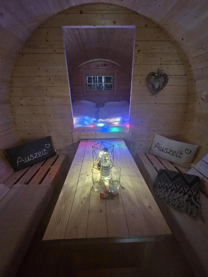 Schlaffass Mit Wellness In Alter Scheune Seinsheim Buitenkant foto